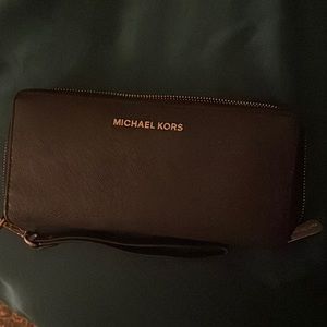 Authentic Michael kors black wallet